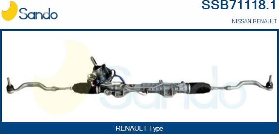 Sando SSB71118.1 - Stūres mehānisms autodraugiem.lv