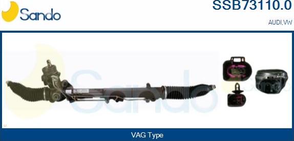Sando SSB73110.0 - Stūres mehānisms autodraugiem.lv
