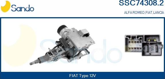 Sando SSC74308.2 - Stūres statne autodraugiem.lv