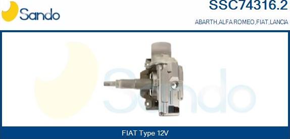 Sando SSC74316.2 - Stūres statne autodraugiem.lv