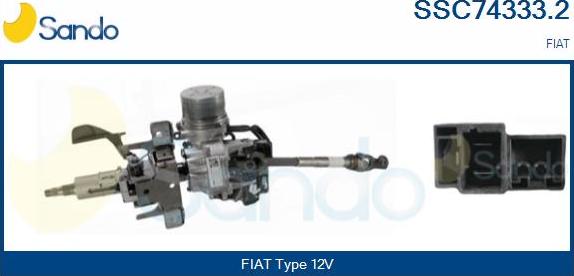 Sando SSC74333.2 - Stūres statne autodraugiem.lv