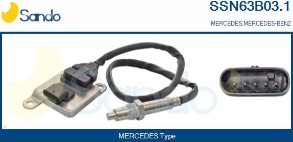 Sando SSN63B03.1 - NOx devējs, Karbamīda iesmidzināšana autodraugiem.lv