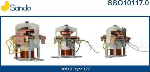 Sando SSO10117.0 - Ievilcējrelejs, Starteris autodraugiem.lv