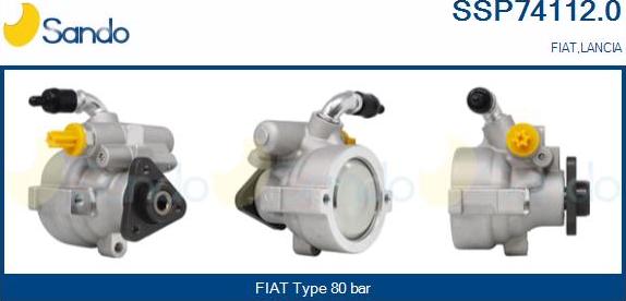 Sando SSP74112.0 - Hidrosūknis, Stūres iekārta autodraugiem.lv