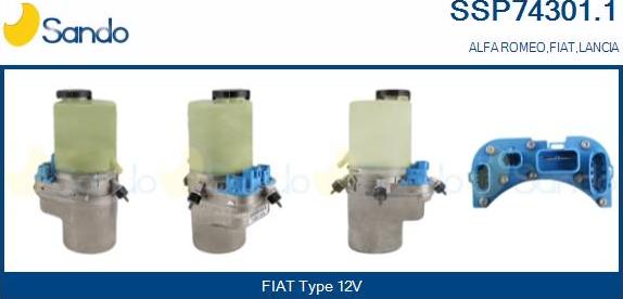 Sando SSP74301.1 - Hidrosūknis, Stūres iekārta autodraugiem.lv