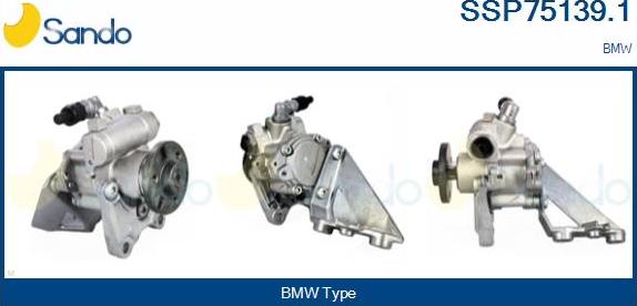 Sando SSP75139.1 - Hidrosūknis, Stūres iekārta autodraugiem.lv