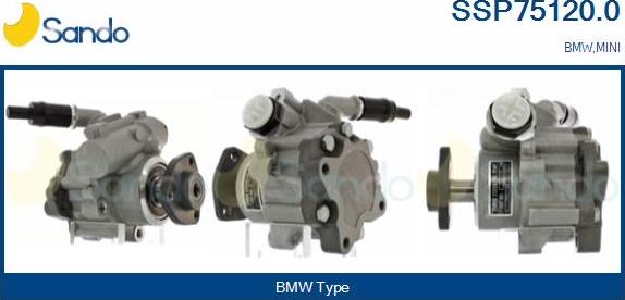 Sando SSP75120.0 - Hidrosūknis, Stūres iekārta autodraugiem.lv