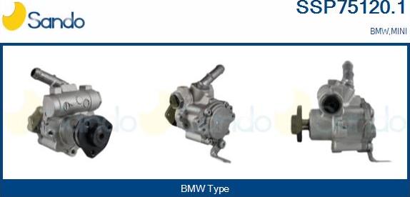 Sando SSP75120.1 - Hidrosūknis, Stūres iekārta autodraugiem.lv