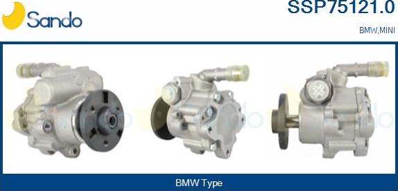 Sando SSP75121.0 - Hidrosūknis, Stūres iekārta autodraugiem.lv