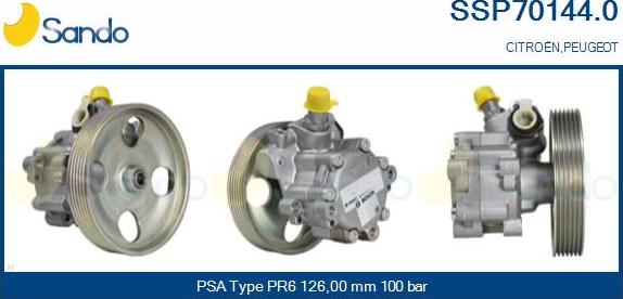 Sando SSP70144.0 - Hidrosūknis, Stūres iekārta autodraugiem.lv