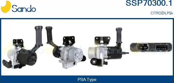 Sando SSP70300.1 - Hidrosūknis, Stūres iekārta autodraugiem.lv