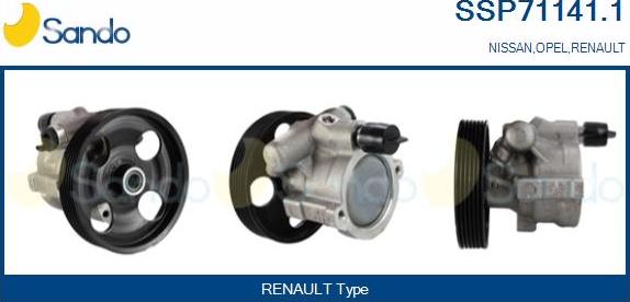 Sando SSP71141.1 - Hidrosūknis, Stūres iekārta autodraugiem.lv