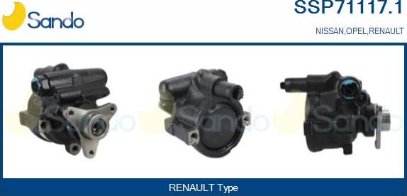 Sando SSP71117.1 - Hidrosūknis, Stūres iekārta autodraugiem.lv