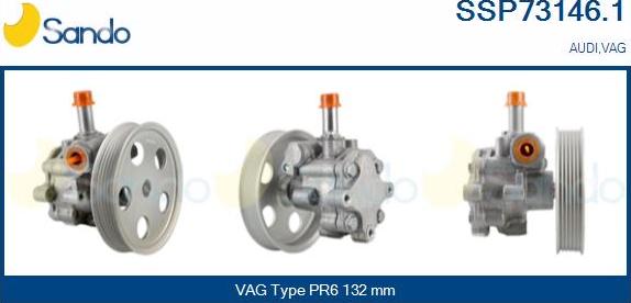 Sando SSP73146.1 - Hidrosūknis, Stūres iekārta autodraugiem.lv