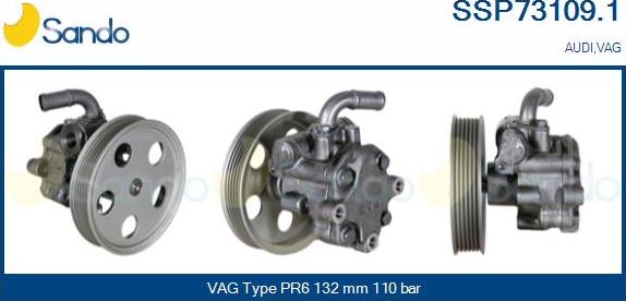 Sando SSP73109.1 - Hidrosūknis, Stūres iekārta autodraugiem.lv