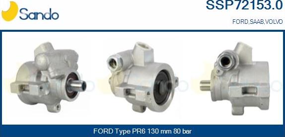 Sando SSP72153.0 - Hidrosūknis, Stūres iekārta autodraugiem.lv