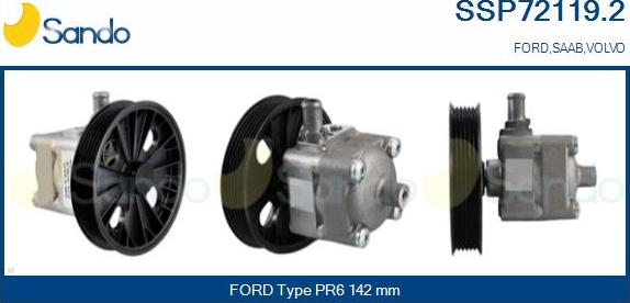 Sando SSP72119.2 - Hidrosūknis, Stūres iekārta autodraugiem.lv