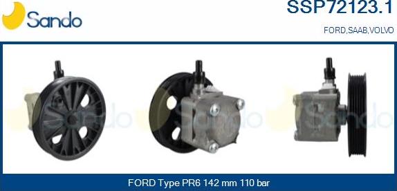 Sando SSP72123.1 - Hidrosūknis, Stūres iekārta autodraugiem.lv