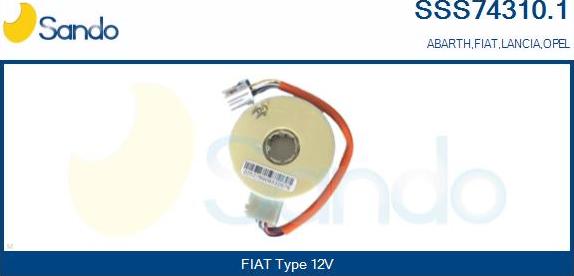 Sando SSS74310.1 - Pagrieziena leņķa devējs autodraugiem.lv