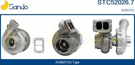 Sando STC52026.7 - Kompresors, Turbopūte autodraugiem.lv