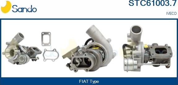 Sando STC61003.7 - Kompresors, Turbopūte autodraugiem.lv