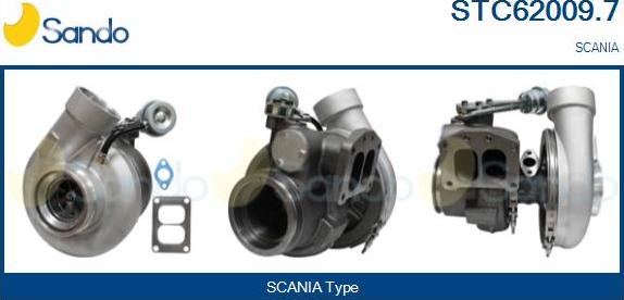 Sando STC62009.7 - Kompresors, Turbopūte autodraugiem.lv