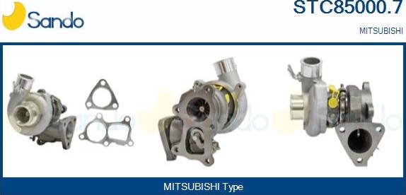 Sando STC85000.7 - Kompresors, Turbopūte autodraugiem.lv