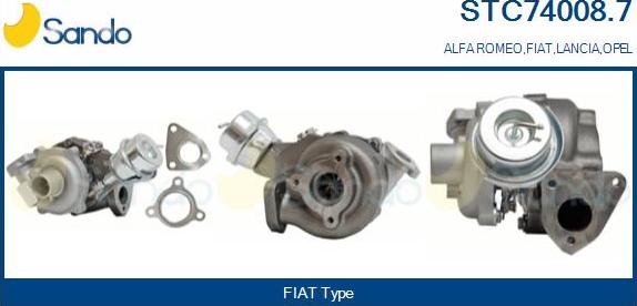 Sando STC74008.7 - Kompresors, Turbopūte autodraugiem.lv