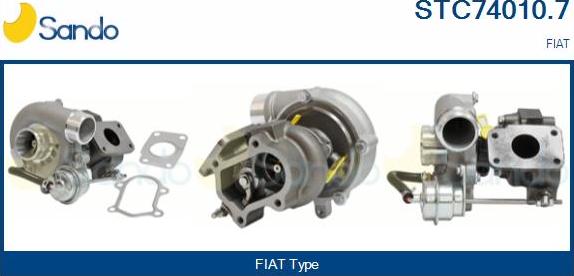 Sando STC74010.7 - Kompresors, Turbopūte autodraugiem.lv