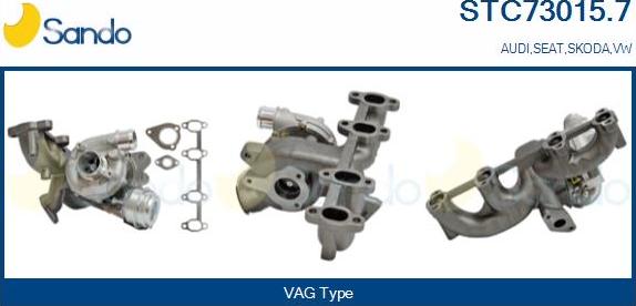 Sando STC73015.7 - Kompresors, Turbopūte autodraugiem.lv