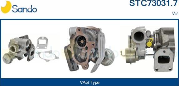 Sando STC73031.7 - Kompresors, Turbopūte autodraugiem.lv