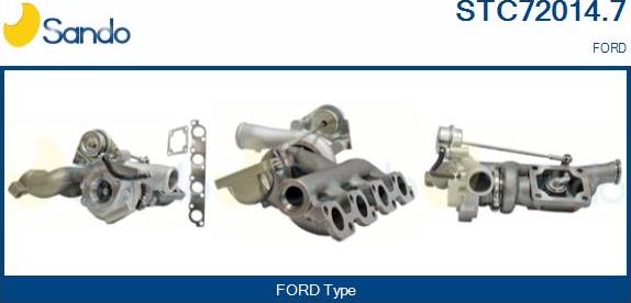Sando STC72014.7 - Kompresors, Turbopūte autodraugiem.lv