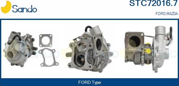 Sando STC72016.7 - Kompresors, Turbopūte autodraugiem.lv