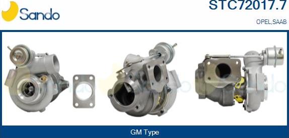 Sando STC72017.7 - Kompresors, Turbopūte autodraugiem.lv