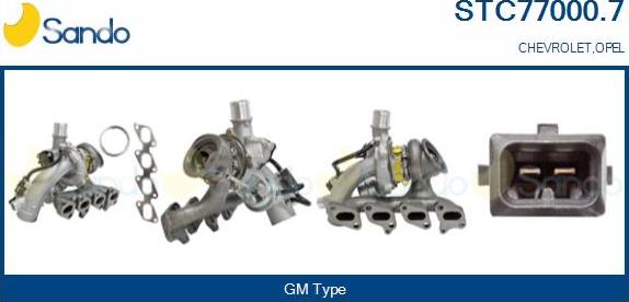 Sando STC77000.7 - Kompresors, Turbopūte autodraugiem.lv