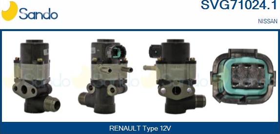 Sando SVG71024.1 - Izpl. gāzu recirkulācijas vārsts autodraugiem.lv
