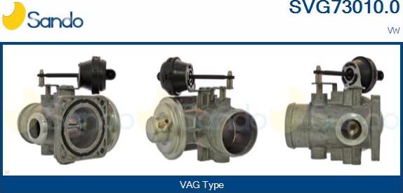 Sando SVG73010.0 - Izpl. gāzu recirkulācijas vārsts autodraugiem.lv