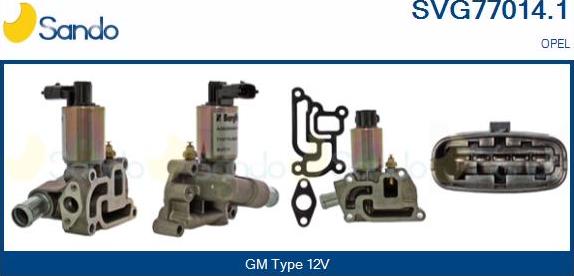 Sando SVG77014.1 - Izpl. gāzu recirkulācijas vārsts autodraugiem.lv