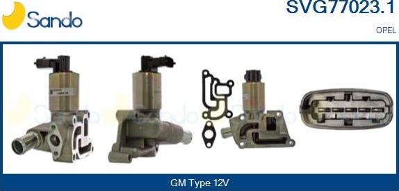 Sando SVG77023.1 - Izpl. gāzu recirkulācijas vārsts autodraugiem.lv