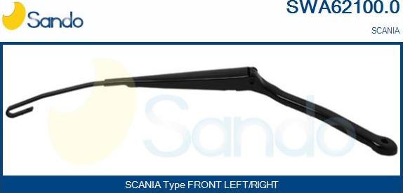 Sando SWA62100.0 - Stikla tīrītāja svira, Stiklu tīrīšanas sistēma autodraugiem.lv