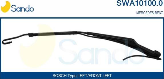 Sando SWA10100.0 - Stikla tīrītāja svira, Stiklu tīrīšanas sistēma autodraugiem.lv