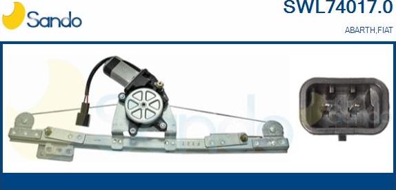 Sando SWL74017.0 - Stikla pacelšanas mehānisms autodraugiem.lv