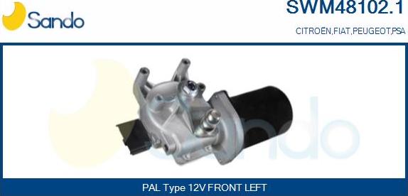 Sando SWM48102.1 - Stikla tīrītāju motors autodraugiem.lv
