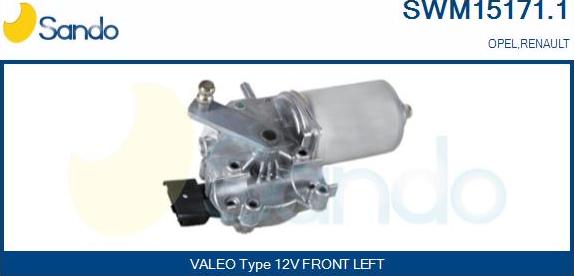 Sando SWM15171.1 - Stikla tīrītāju motors autodraugiem.lv