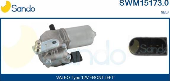 Sando SWM15173.0 - Stikla tīrītāju motors autodraugiem.lv