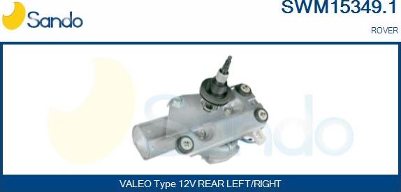 Sando SWM15349.1 - Stikla tīrītāju motors autodraugiem.lv