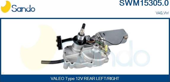 Sando SWM15305.0 - Stikla tīrītāju motors autodraugiem.lv
