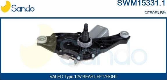 Sando SWM15331.1 - Stikla tīrītāju motors autodraugiem.lv