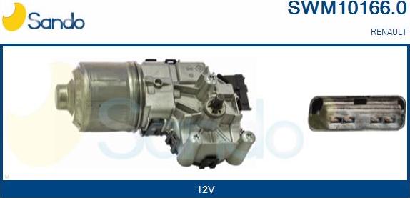 Sando SWM10166.0 - Stikla tīrītāju motors autodraugiem.lv
