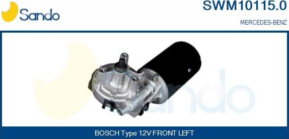 Sando SWM10115.0 - Stikla tīrītāju motors autodraugiem.lv
